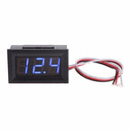 Voltmeter 3-30v DC - Blå