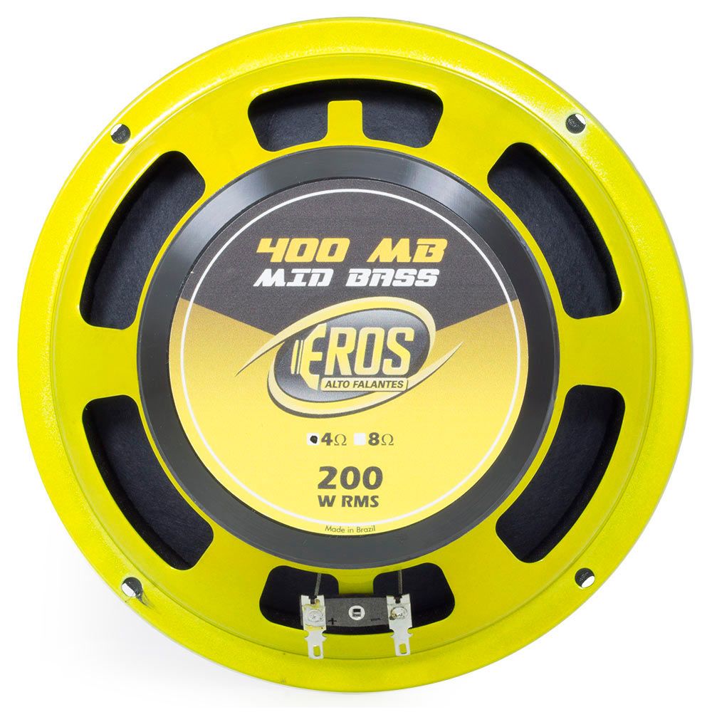 Eros - 8 MB 400 - 8", 200w RMS, 96dB 1w/1m, 4Ohm, 90-8100Hz (Par)