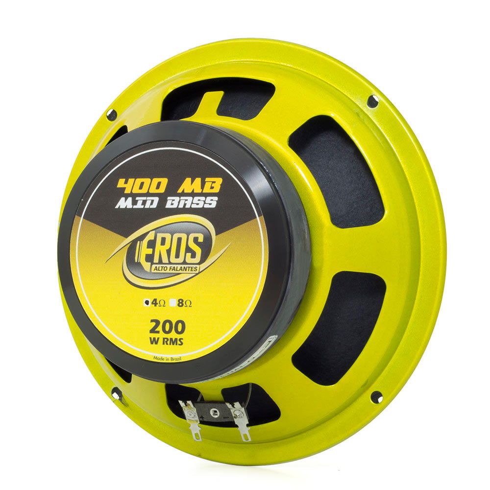 Eros - 8 MB 400 - 8", 200w RMS, 96dB 1w/1m, 4Ohm, 90-8100Hz (Par)