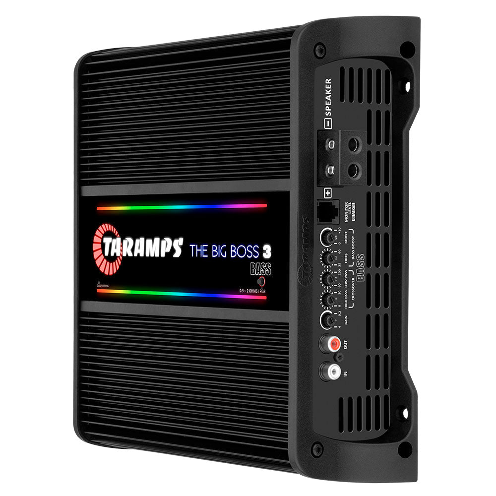 Taramps - The Big Boss 3 Bass - 3000w RMS@0,5 till 2 Ohm - Svart