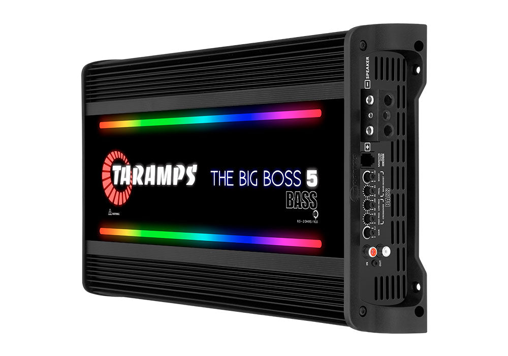 Taramps - The Big Boss 5 Bass - 5000w RMS@0,5 till 2 Ohm - Svart