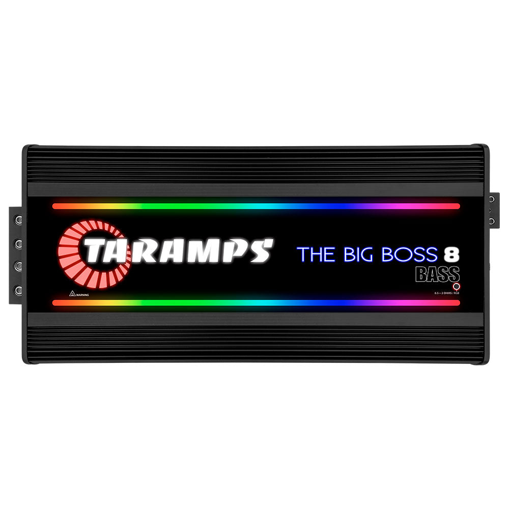Taramps - The Big Boss 8 Bass - 8000w RMS@0,5 till 2 Ohm - Svart