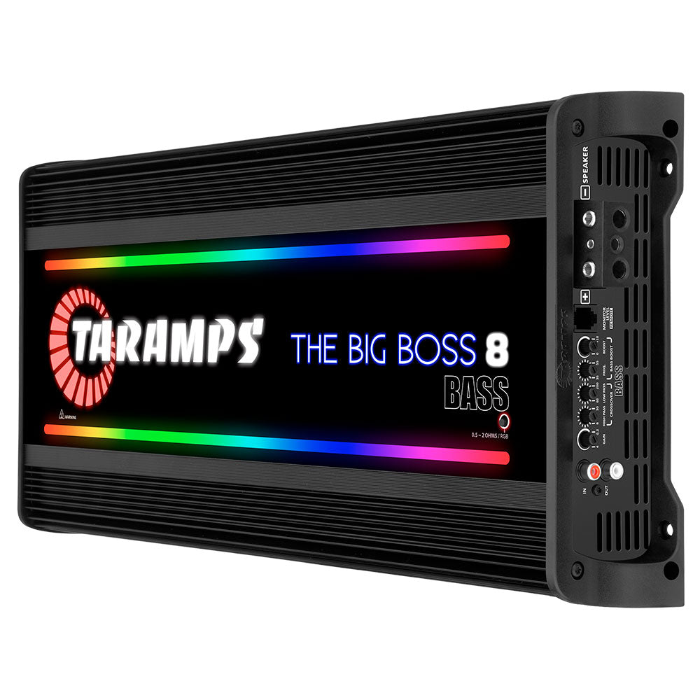 Taramps - The Big Boss 8 Bass - 8000w RMS@0,5 till 2 Ohm - Svart