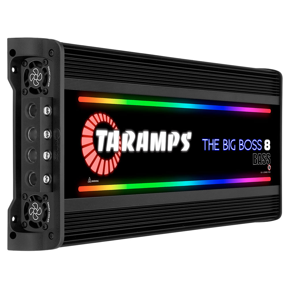 Taramps - The Big Boss 8 Bass - 8000w RMS@0,5 till 2 Ohm - Svart