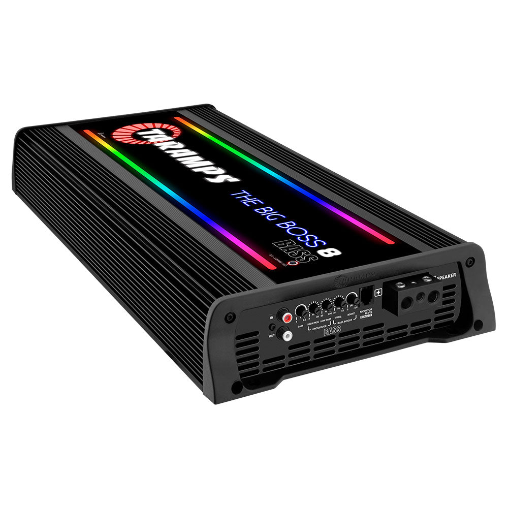 Taramps - The Big Boss 8 Bass - 8000w RMS@0,5 till 2 Ohm - Svart