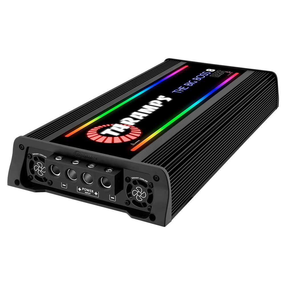 Taramps - The Big Boss 8 Bass - 8000w RMS@0,5 till 2 Ohm - Svart