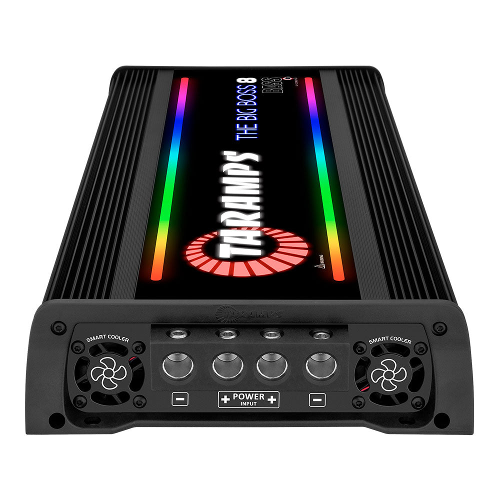 Taramps - The Big Boss 8 Bass - 8000w RMS@0,5 till 2 Ohm - Svart