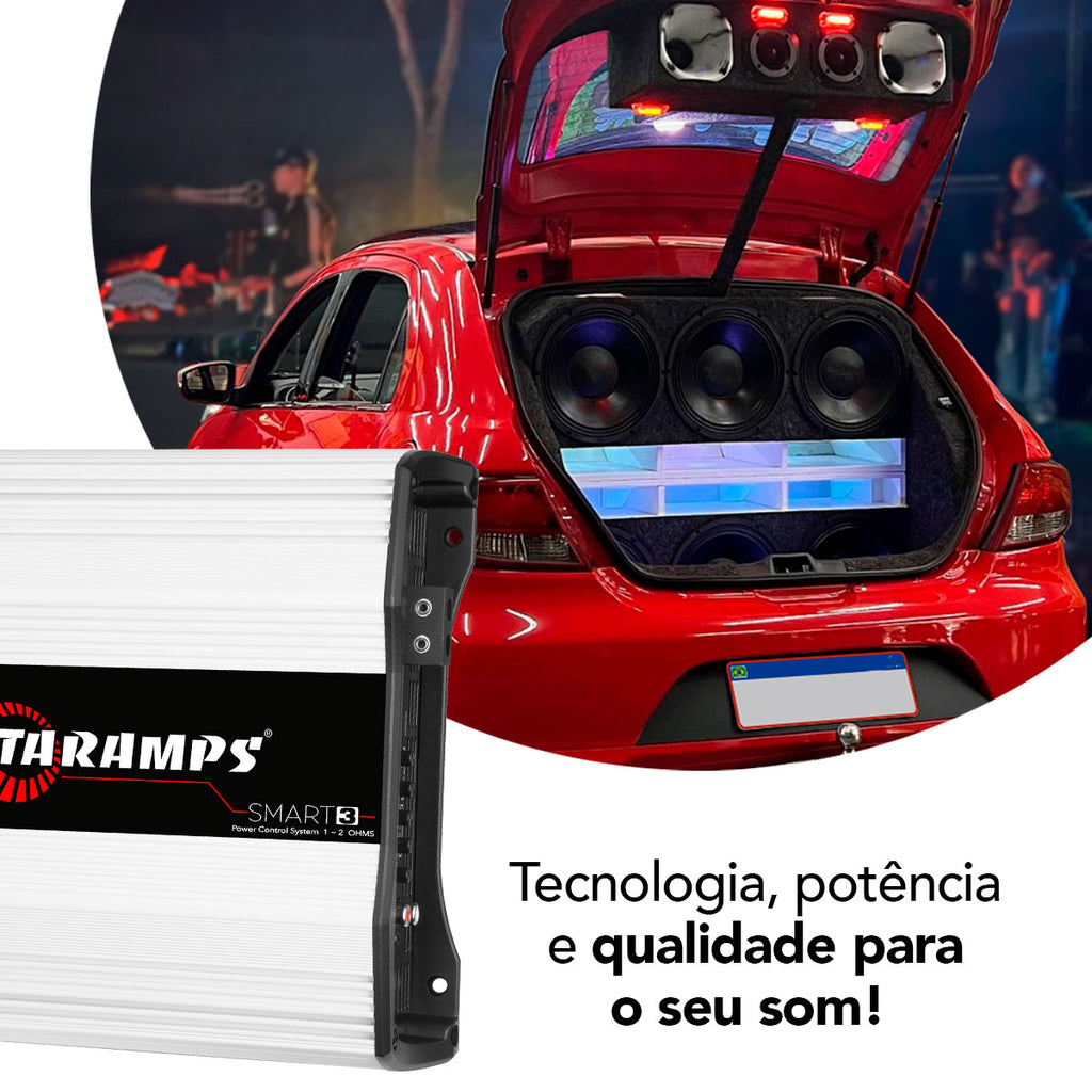 Taramps - Smart 3 - 3000w RMS@1 till 2Ohm