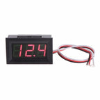 Voltmeter 3-30v DC - Röd