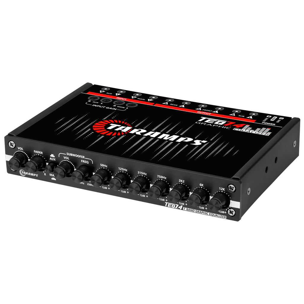 Taramps - Stereo 7 Band Graphic Equalizer - TEQ 7.4