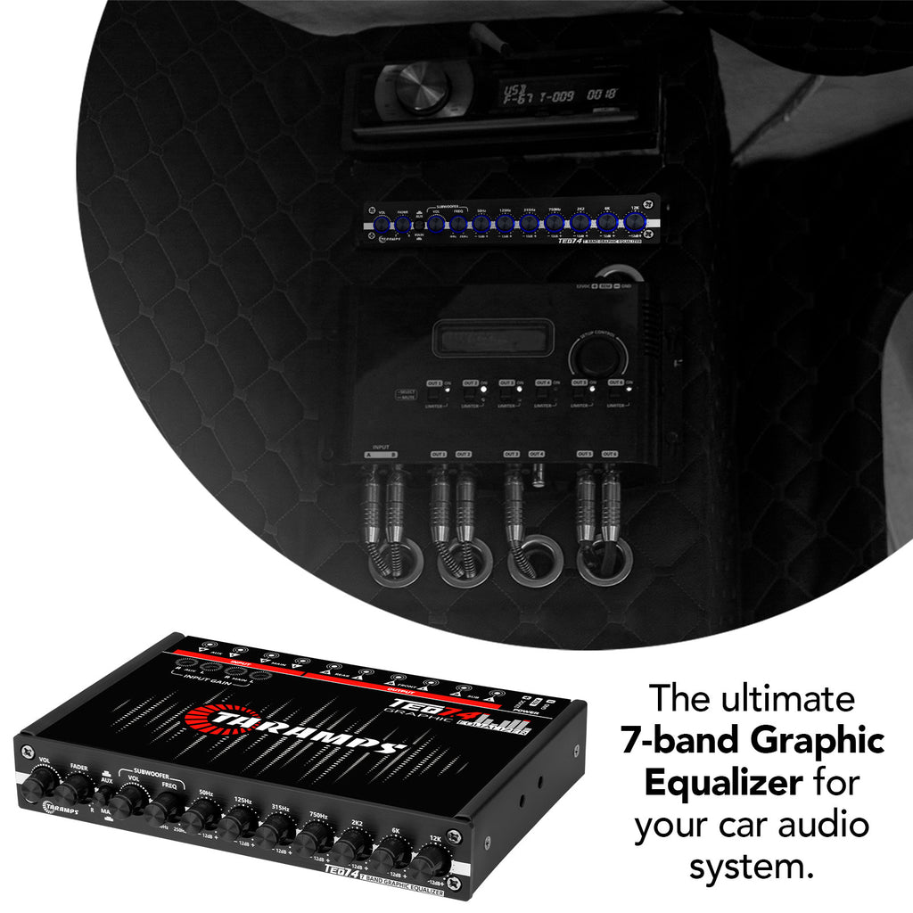 Taramps - Stereo 7 Band Graphic Equalizer - TEQ 7.4