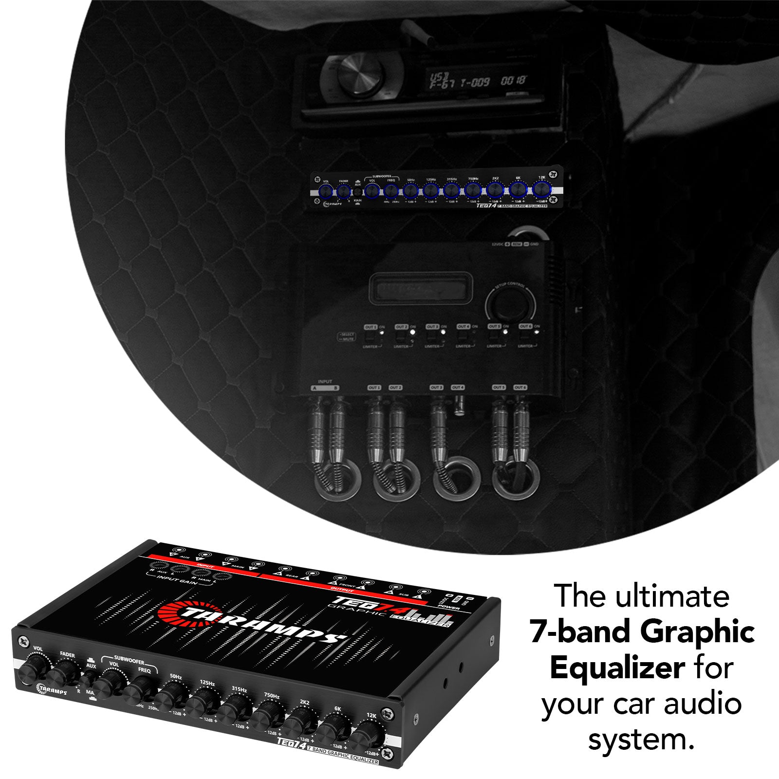 Taramps - Stereo 7 Band Graphic Equalizer - TEQ 7.4